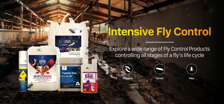 Intensive Fly Control Explore a wide range of Fly Control Products controlling all stages of a fly's life cycle