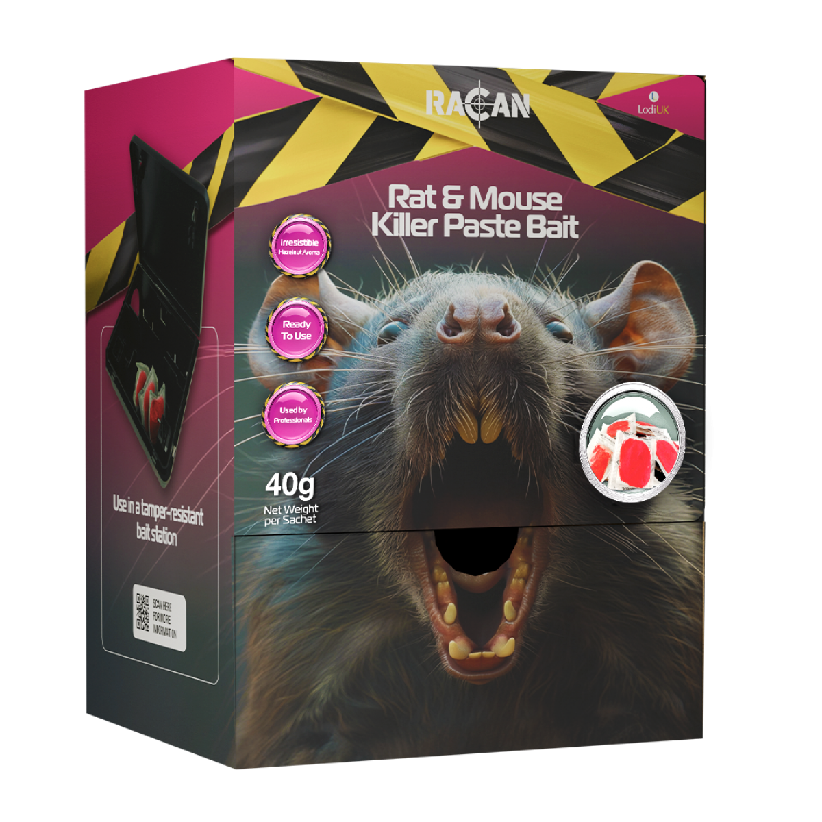 Racan Rat & Mouse Killer Paste Bait