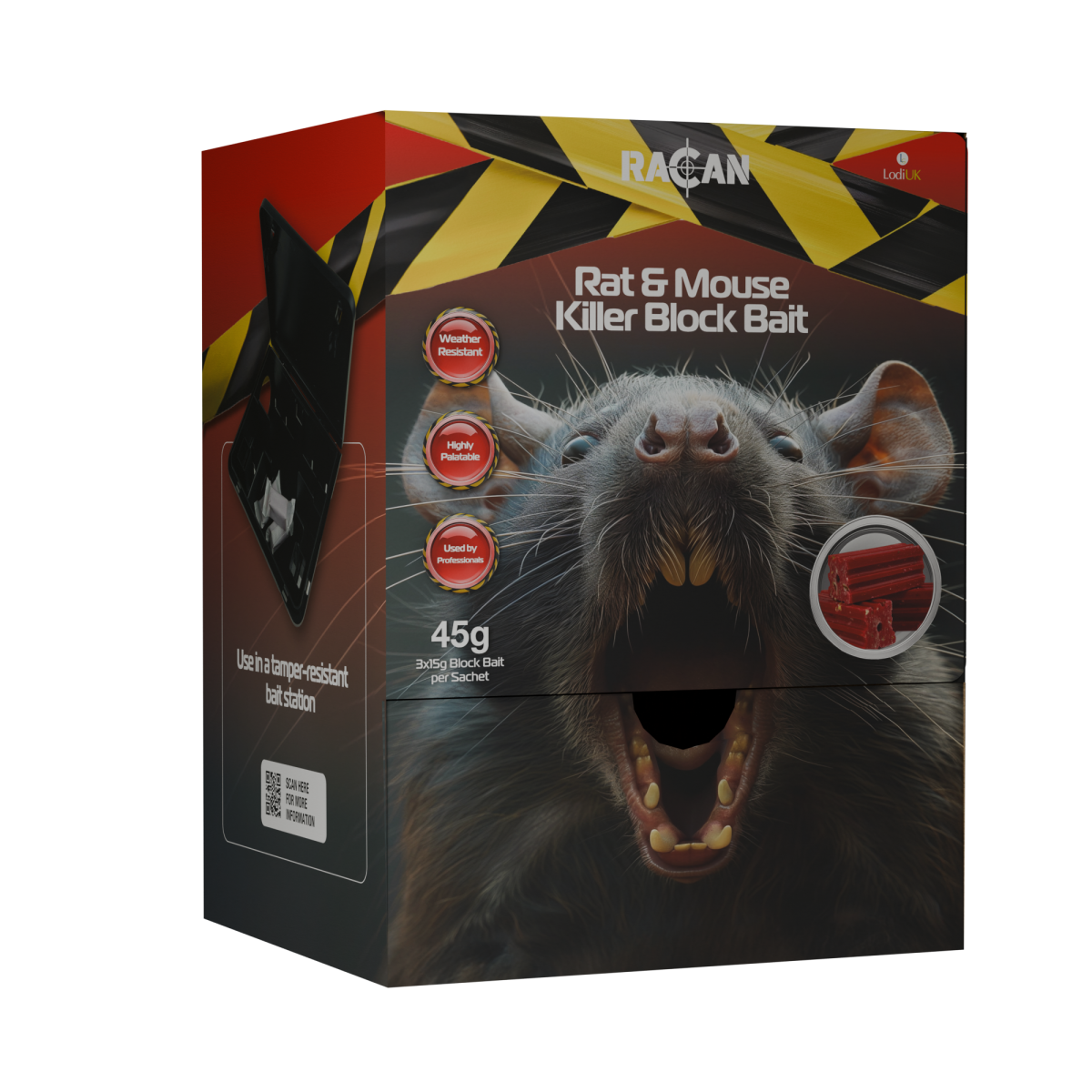 Racan Rat & Mouse Killer Block Bait